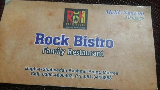 Rock Bistro Bagh - E- shahidan Park